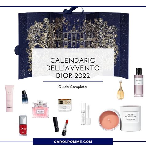 calendario de natal dior|calendario avvento dior 2022.